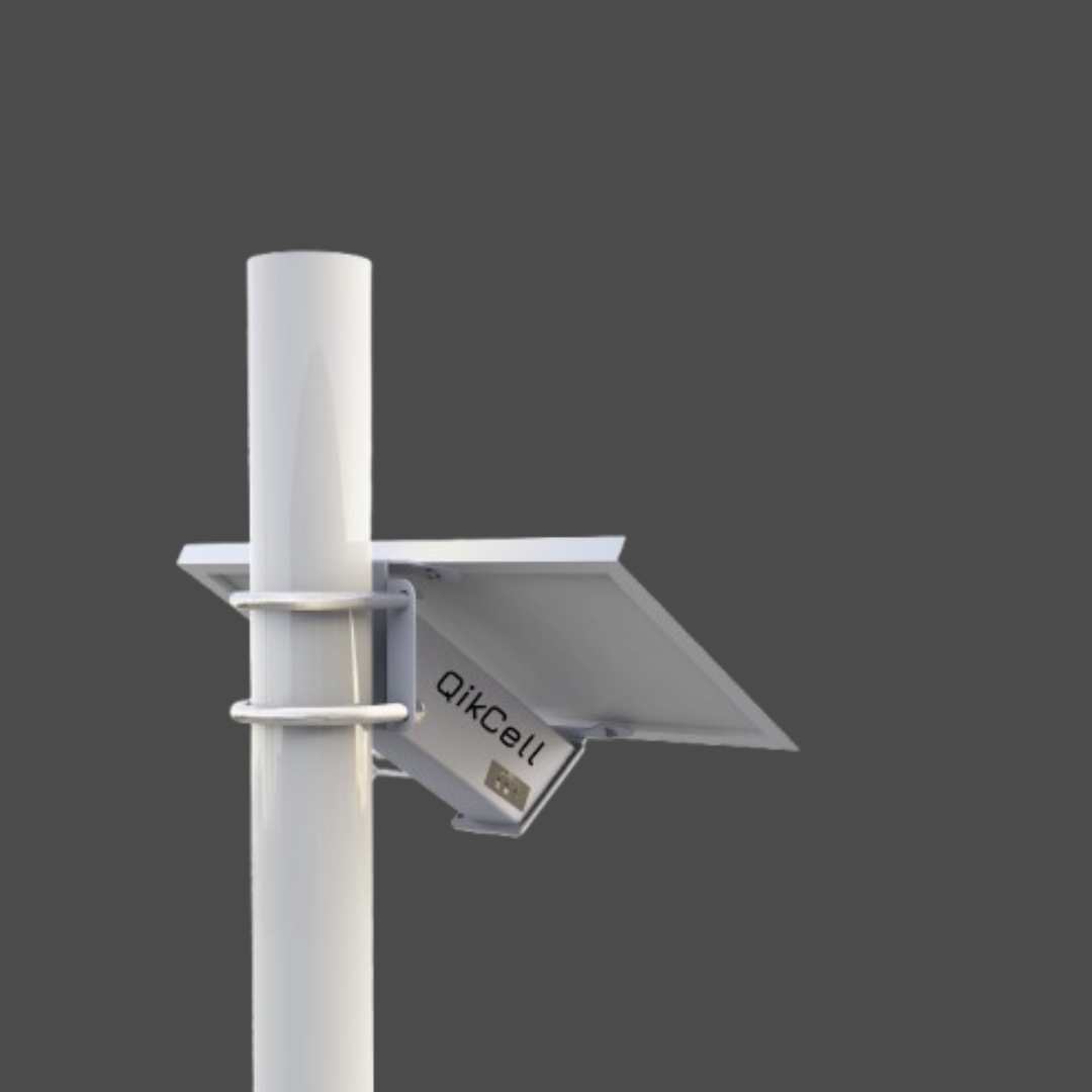 EVx3 solar-powered 5G emergency platform deployed in a city park